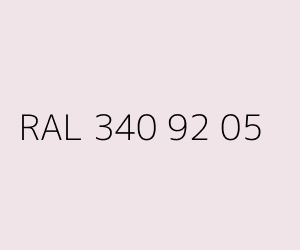 Colour RAL 340 92 05 REPLACED BY 340 93 05