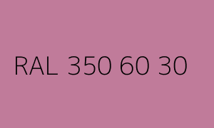 Colour RAL 350 60 30