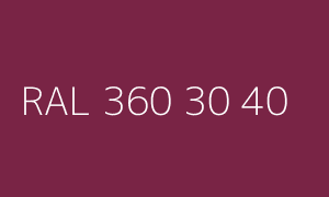 Colour RAL 360 30 40