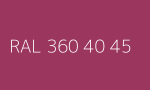 Colour RAL 360 40 45