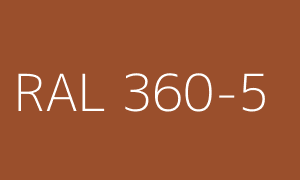 Colour RAL 360-5
