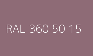 Colour RAL 360 50 15
