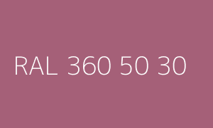 Colour RAL 360 50 30