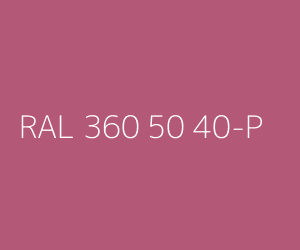 Colour RAL 360 50 40-P 