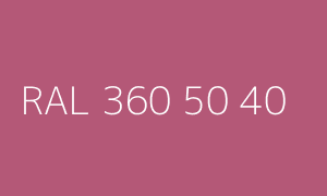 Colour RAL 360 50 40