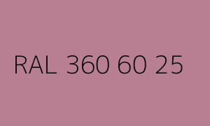 Colour RAL 360 60 25