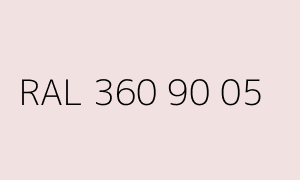Colour RAL 360 90 05