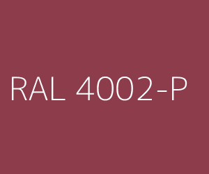Colour RAL 4002-P RED VIOLET