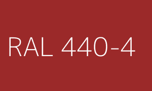Colour RAL 440-4