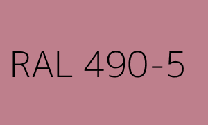 Colour RAL 490-5