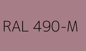 Colour RAL 490-M