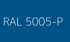 Colour RAL 5005-P