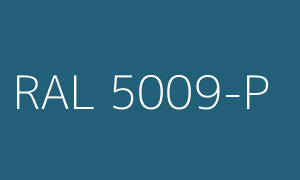 Colour RAL 5009-P