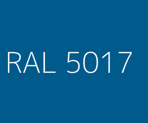 Colour RAL 5017 TRAFFIC BLUE