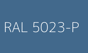 Colour RAL 5023-P