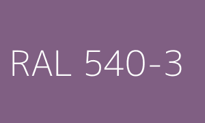 Colour RAL 540-3