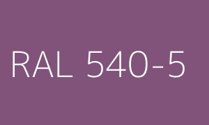 Colour RAL 540-5