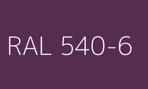 Colour RAL 540-6