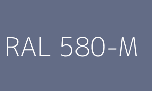 Colour RAL 580-M
