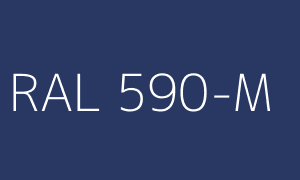 Colour RAL 590-M
