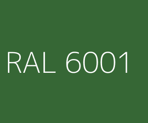 Colour RAL 6001 EMERALD GREEN