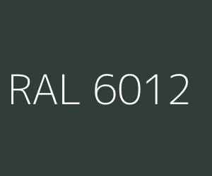 Colour RAL 6012 BLACK GREEN