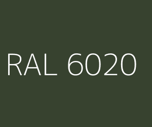 Colour RAL 6020 CHROME GREEN