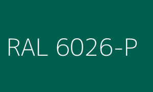 Colour RAL 6026-P