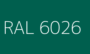 Colour RAL 6026