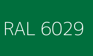 Colour RAL 6029