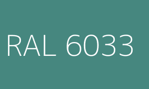 Colour RAL 6033