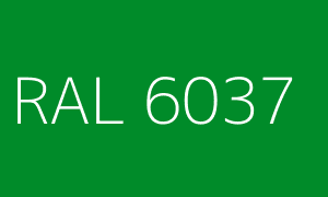 Colour RAL 6037