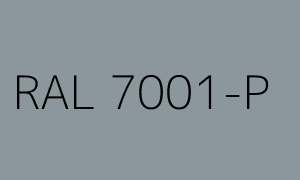 Colour RAL 7001-P