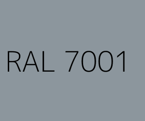 Colour RAL 7001 SILVER GREY