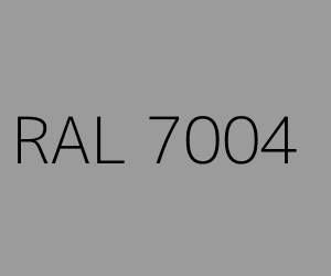 Colour RAL 7004 SIGNAL GREY