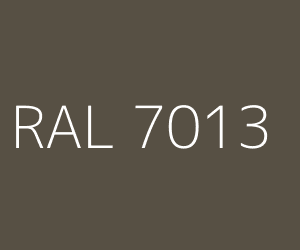 Colour RAL 7013 BROWN GREY