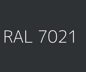 Colour RAL 7021 BLACK GREY