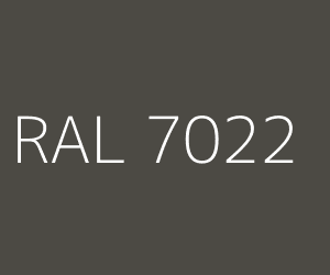 Colour RAL 7022 UMBRA GREY