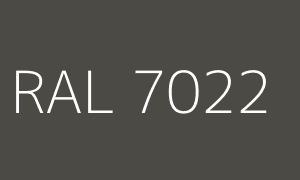 Colour RAL 7022