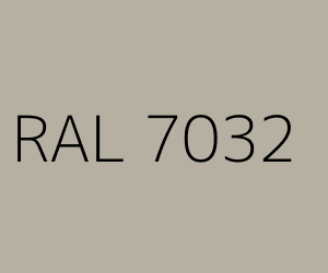 Colour RAL 7032 PEBBLE GREY