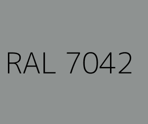 Colour RAL 7042 TRAFFIC GREY A