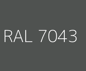 Colour RAL 7043 TRAFFIC GREY B