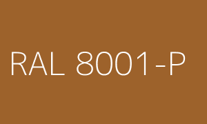 Colour RAL 8001-P