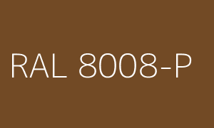 Colour RAL 8008-P