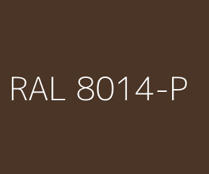 Colour RAL 8014-P SEPIA BROWN