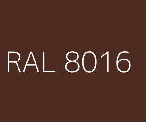 Colour RAL 8016 MAHOGANY BROWN