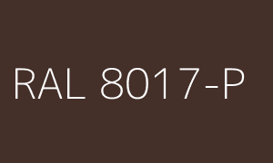Colour RAL 8017-P