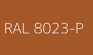 Colour RAL 8023-P