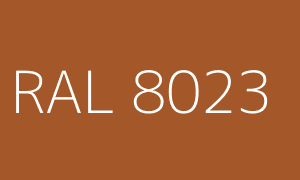 Colour RAL 8023
