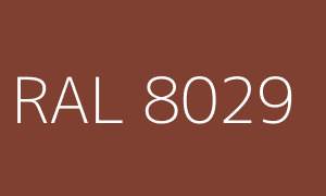 Colour RAL 8029